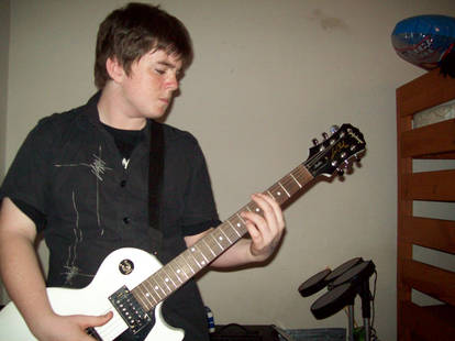 me rocking out