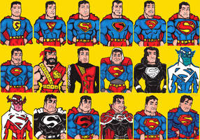 Superman Through The Ages