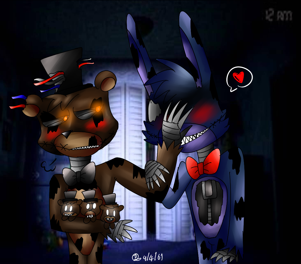 FNaF 4 Nightmare x Nightmare Shadow Bonnie by StellaEX on DeviantArt