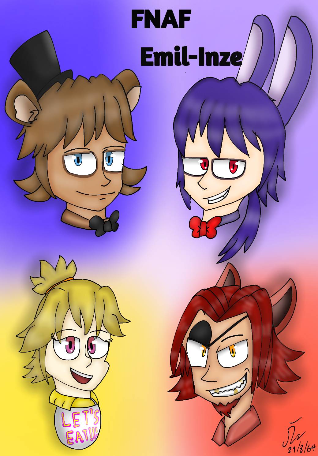 Five Nights at Freddy's 1 Concept by Emil-Inze on DeviantArt