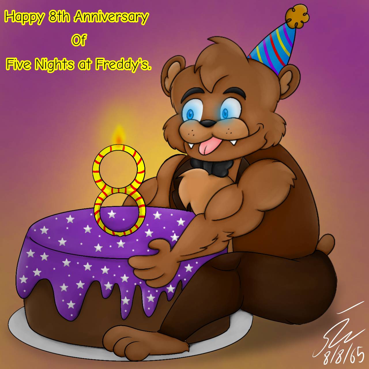 FNAF 8th AnniversaryThank You!!! by Fredluestudios2021 on DeviantArt