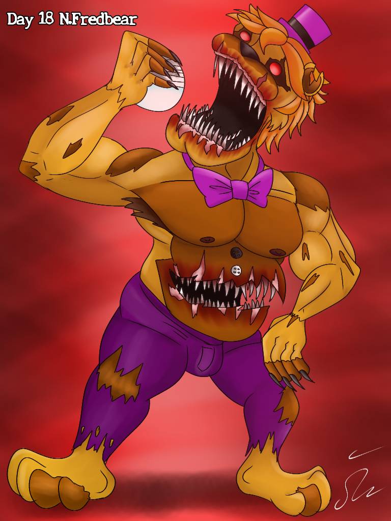 nightmare fredbear art｜TikTok Search