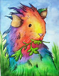 Guinea pig of Many Colours by JoenSo