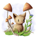 Mushrooming - Cats of June 22/30 by JoenSo