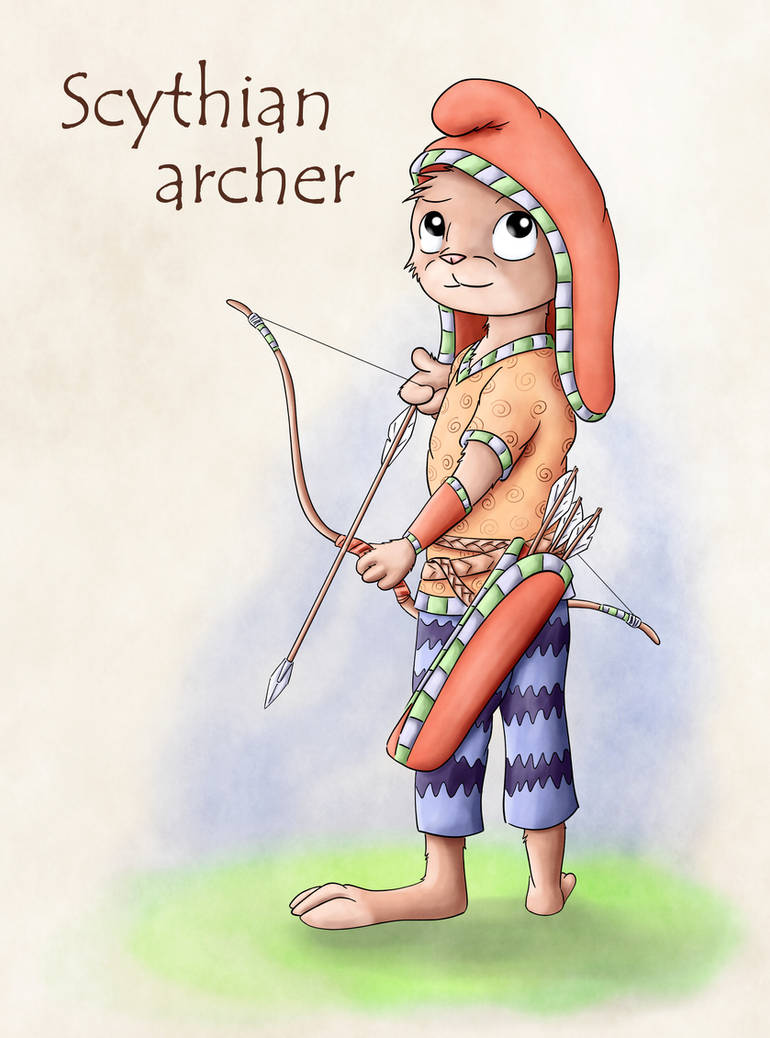 Warrior rabbits - Scythian archer by JoenSo on DeviantArt
