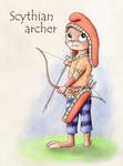Warrior rabbits - Scythian archer by JoenSo