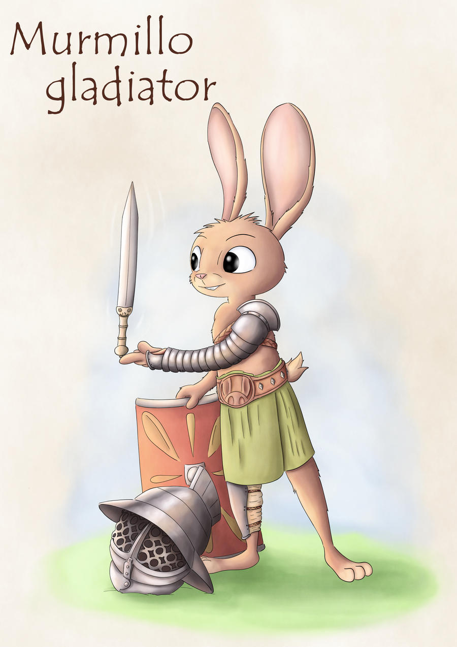 Warrior rabbits - Murmillo by JoenSo on DeviantArt