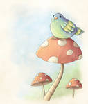 Birdie Blue by JoenSo