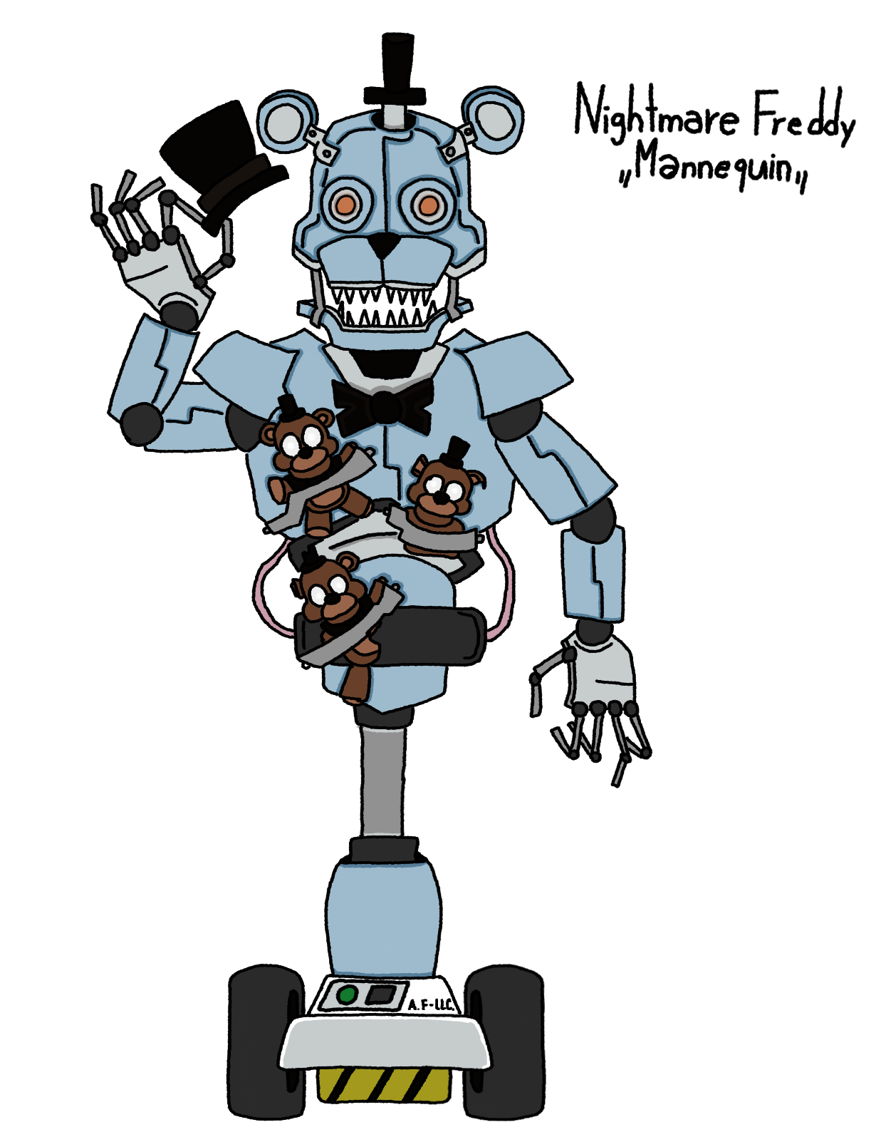 WHO is NIGHTMARE in FNAF 4?  FNAF 4 NIGHTMARE ANIMATRONIC Story