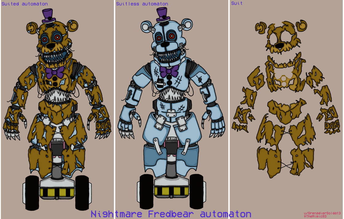 Lonely Freddy character concept for my Security Breach AU :  r/fivenightsatfreddys