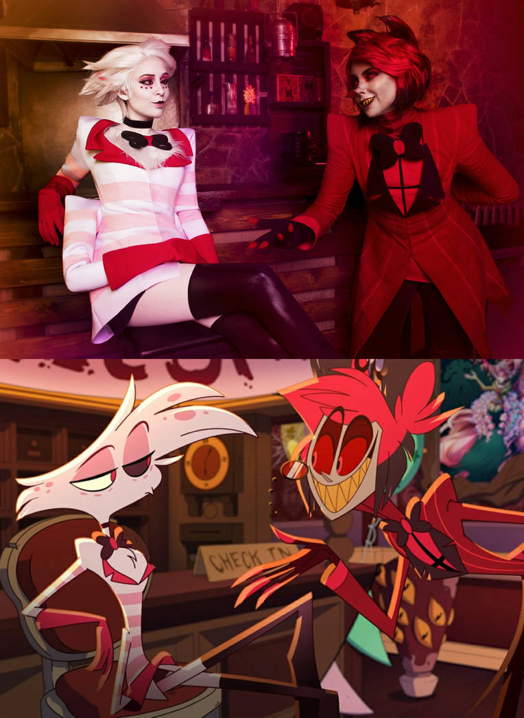 Angel Dust And Alastor Hazbin Hotel Cosplay By Elis Kelt On DeviantArt angel-dust-and-alastor-hazbin-hotel-cosplay-by-elis-kelt-on-deviantart