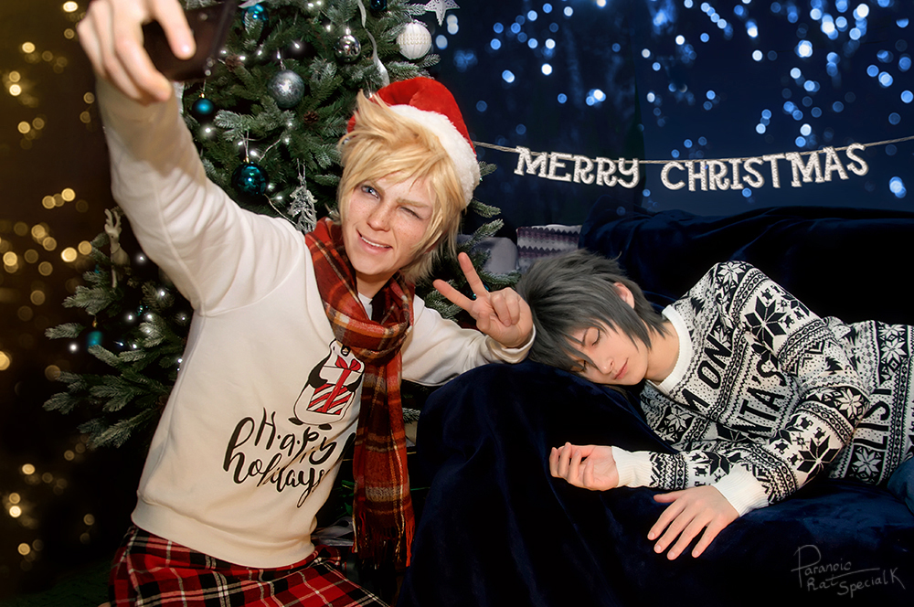 Final Fantasy XV - when Noct overslept Christmas 2