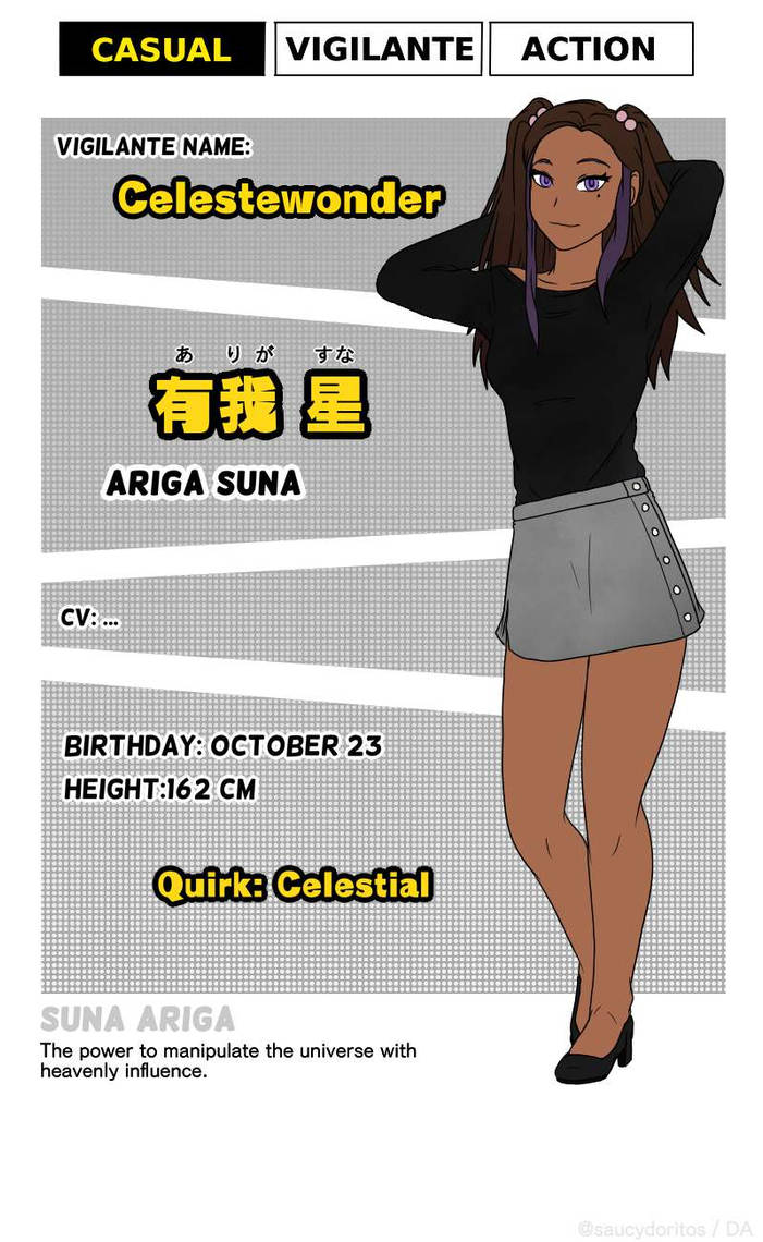 MHA Reference Commission - Kunoichigentleone by saucydoritos on DeviantArt