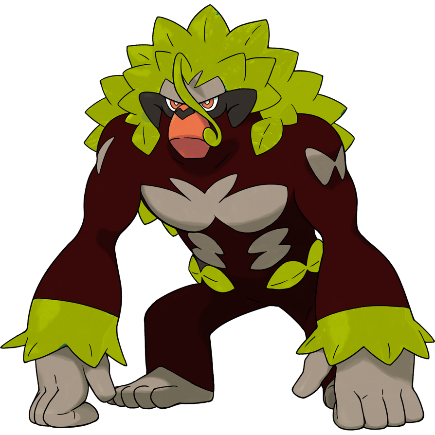 Rillaboom's Shiny by ShinyRemakin on DeviantArt