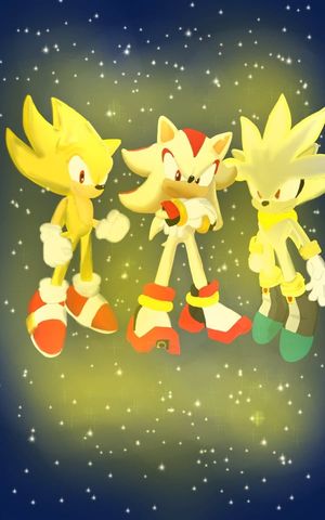 Sonic with Shadow and Silver by VixDojoFox on DeviantArt