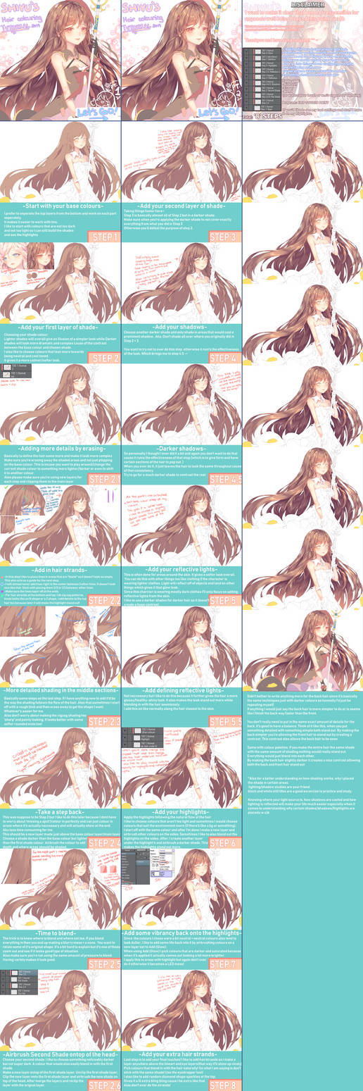 16 Anime Hairstyles by cupiekristin on DeviantArt