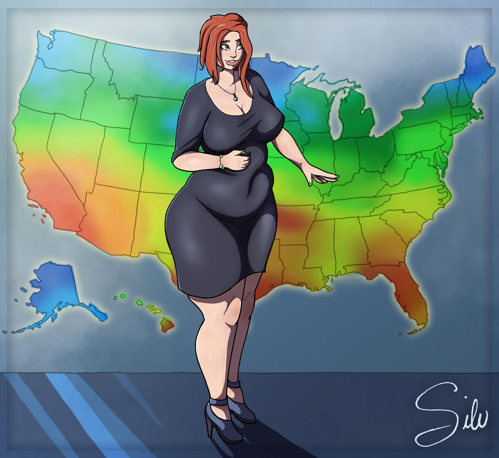Shelby The Weather Girl The Tutor Commission By Silverpathfinder On Deviantart