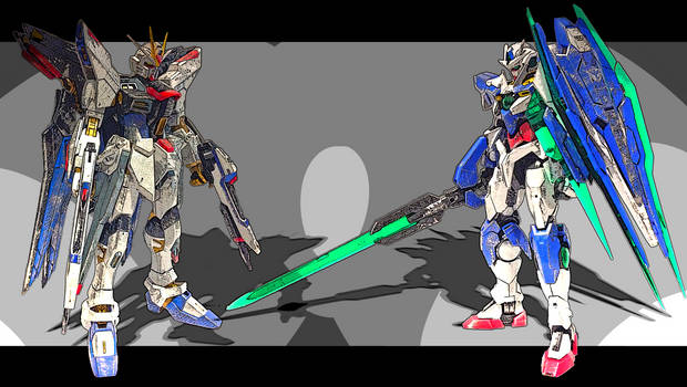 Strike Freedom and 00Quanta