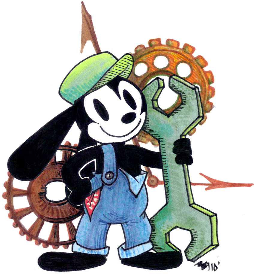 Greasy Rabbit Oswald the Grease Rabbit by anniemae04 on DeviantArt