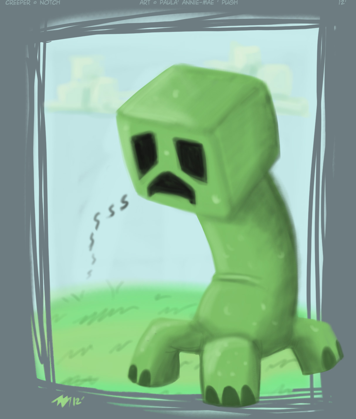 Sad Creeper by anniemae04 on DeviantArt
