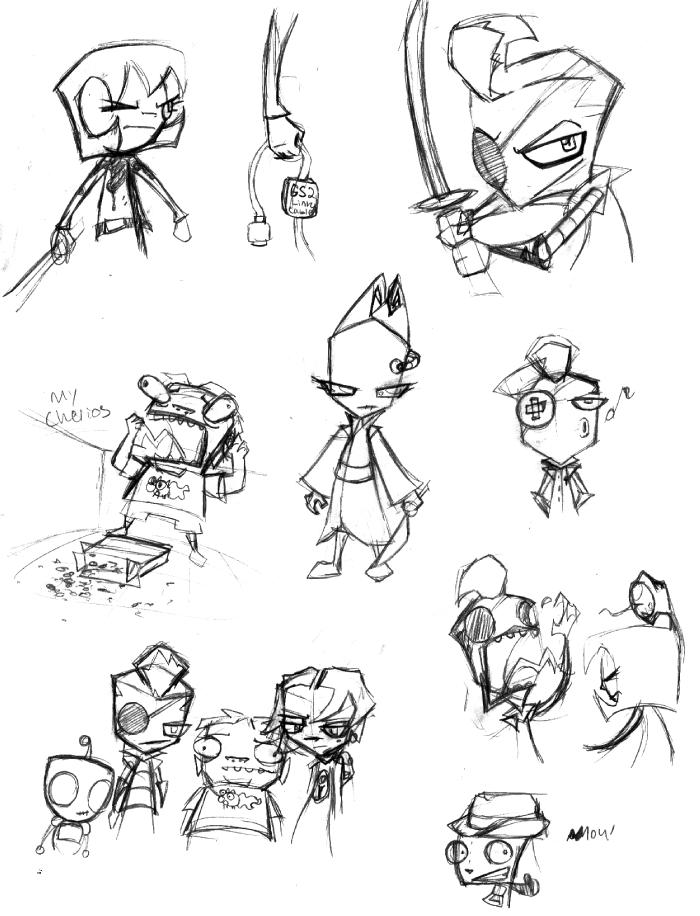 Kill Dib Concept Sketches