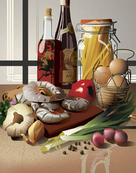 Food Scean_Vector Art