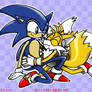 Sonic And Tails-Colored