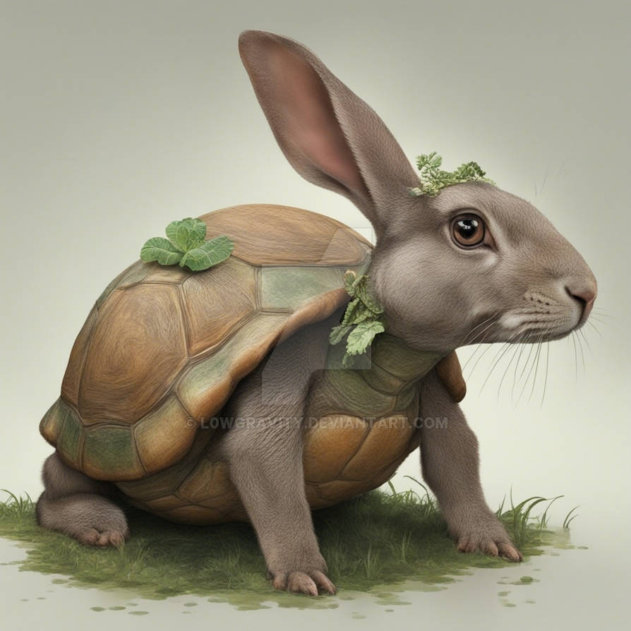 Rabbit + Turtle Hybrid (Experiment 3) by L0WGRAVITY on DeviantArt