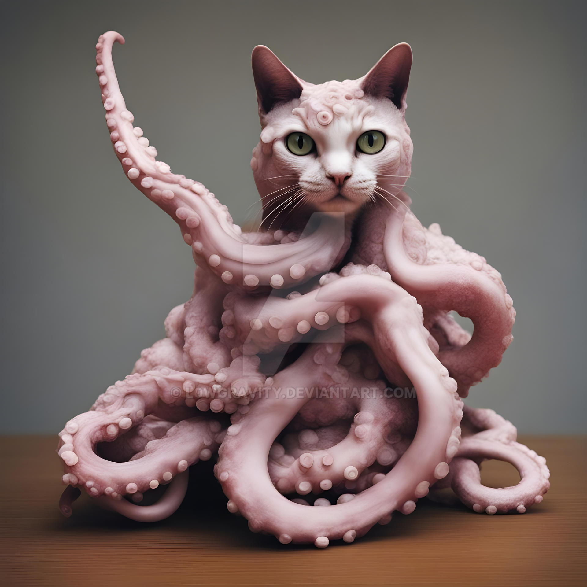 Cat Octopus Experiment 13 By L0WGRAVITY On DeviantArt