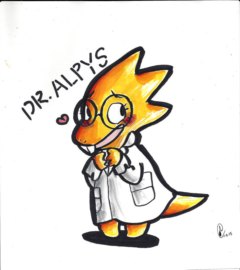 Dr Alphys by Toldentops on DeviantArt