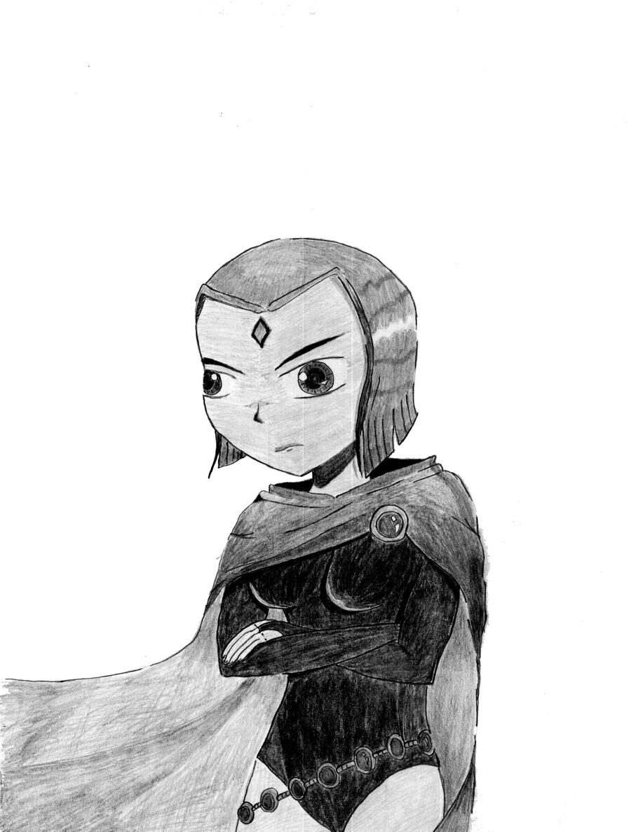 Raven in Pencil