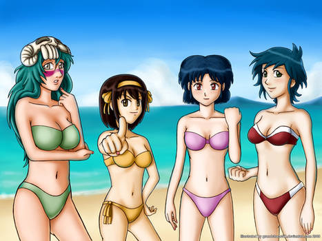 Anime Crossover Beach Special4