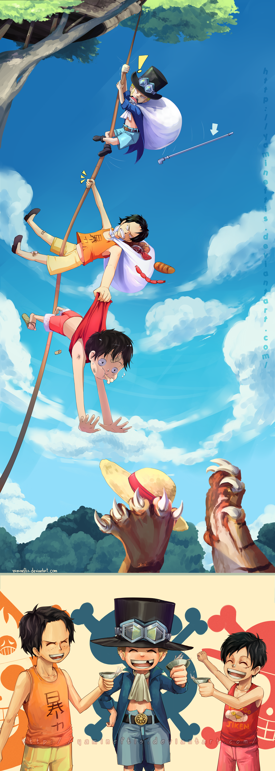 Op Ace Sabo Luffy Brothers By Yamineftis On Deviantart Op Ace Sabo Luffy Brothers By Yamineftis On Deviantart
