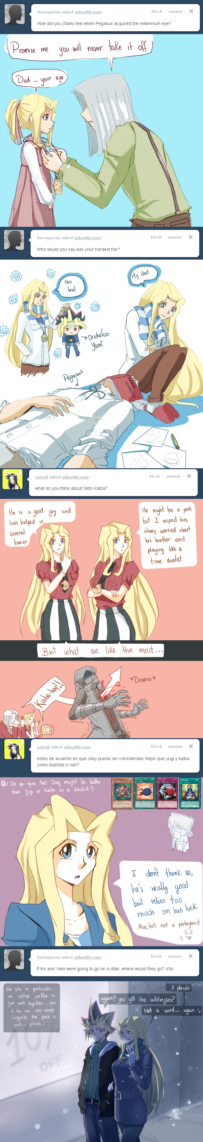 Tumblr Ask: Nefis and Sam 3