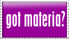 STAMP: Got Materia? - Purple