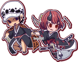 Law and Night chibi