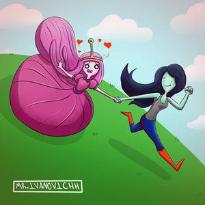 Marceline  Princess Bubblegum 