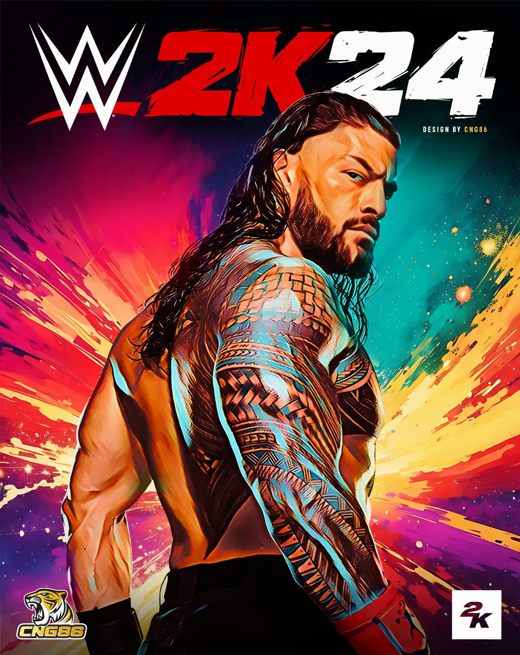 WWE 2K24 Cover Design 11 Roman Reigns by cngjl1986 on DeviantArt WWE 2K24 Cover Design 11 Roman Reigns by cngjl1986 on DeviantArt