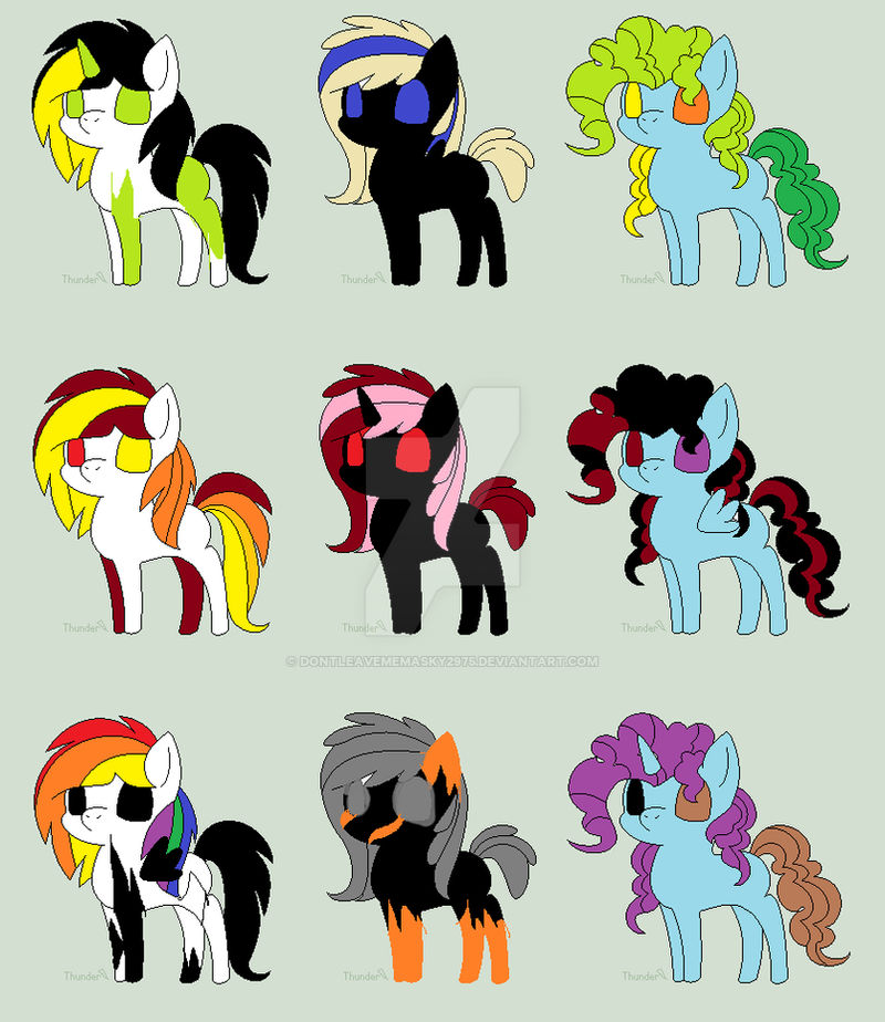 Radioactive Pony Adopts.