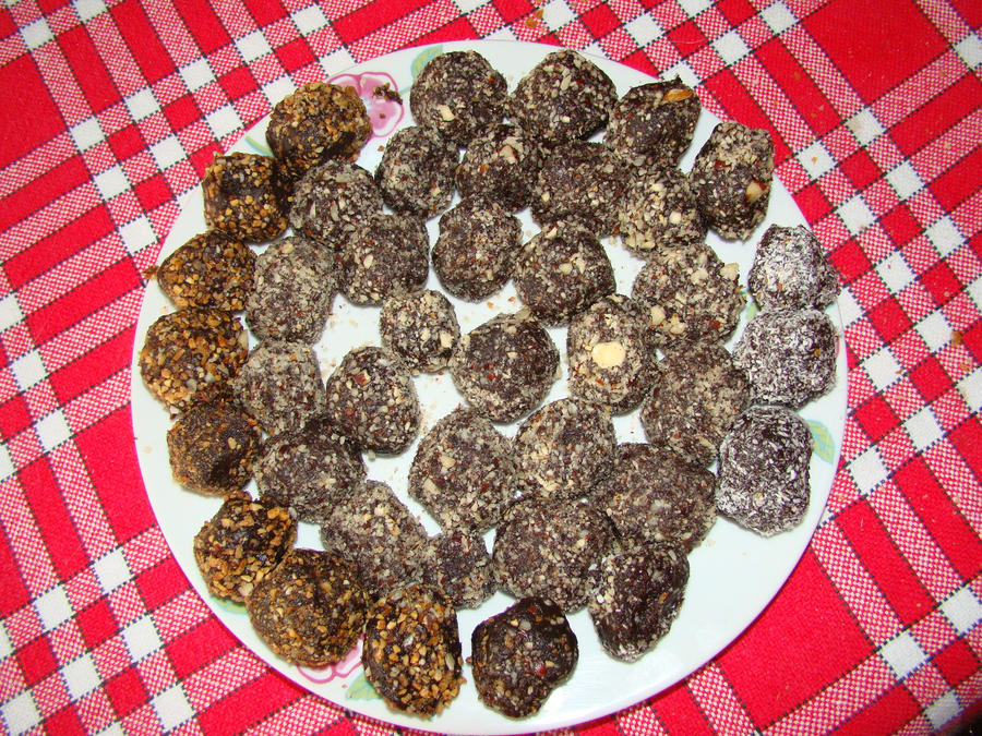 Truffes chocolat noisette