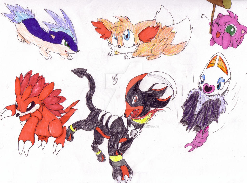 Sonic Characters as Pokemon