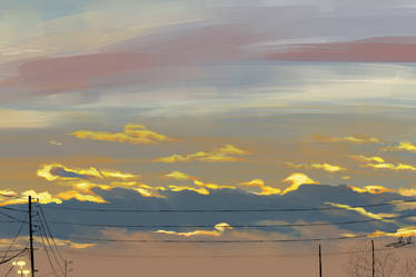 Landscape Study: Sundown