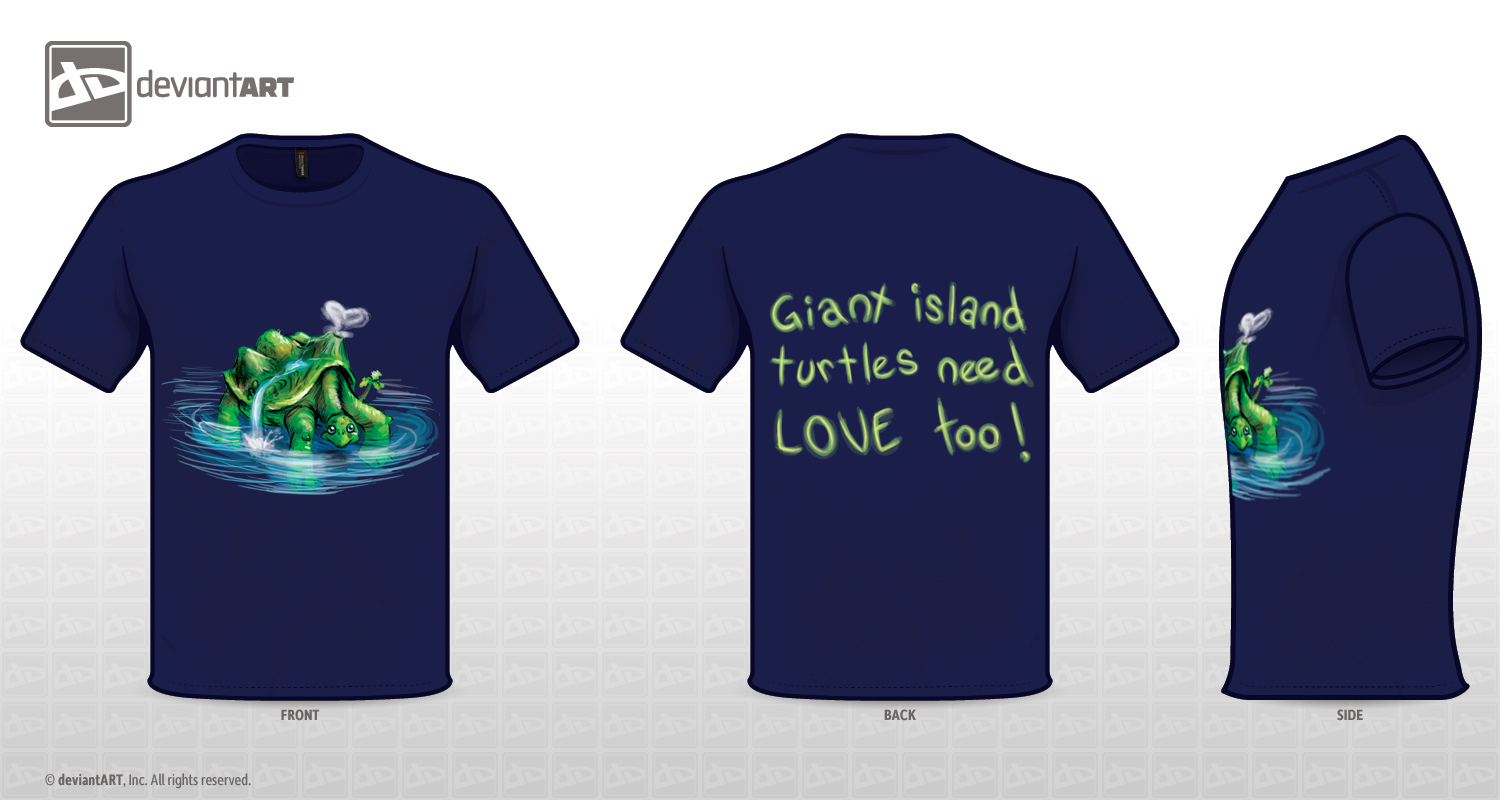 Cute monster contest - giant island turtle