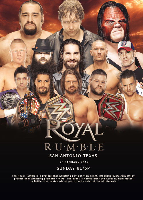 Royal Rumble Poster by emirdemiri on DeviantArt