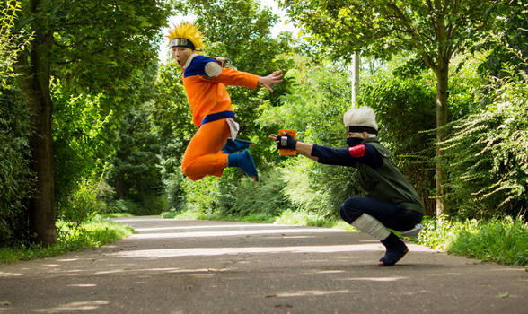 Naruto and Kakashi (Cosplay)