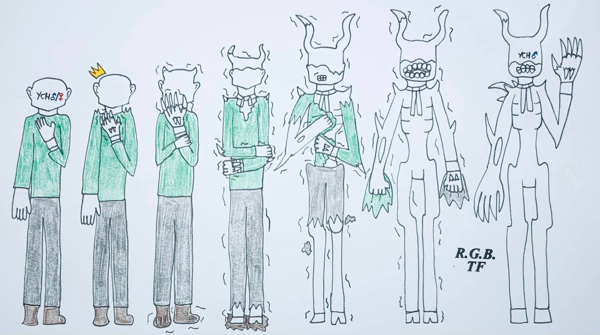 Demon Transformation Ink Demon TF/TG YCH by LUNA1071996 on DeviantArt