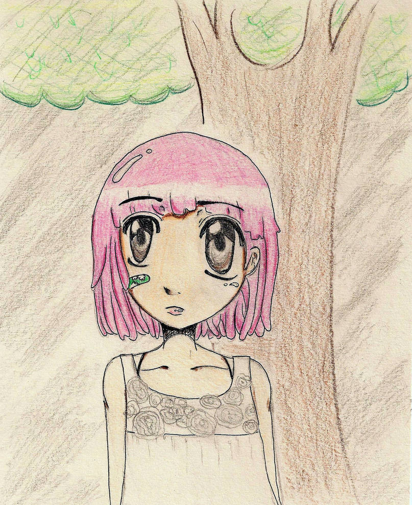 the pink haired introvert by jojama on DeviantArt