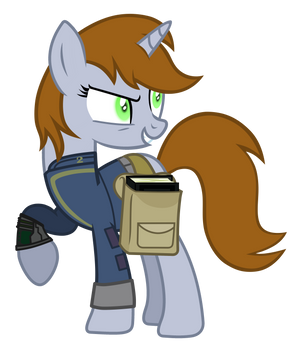 littlepip with the black book