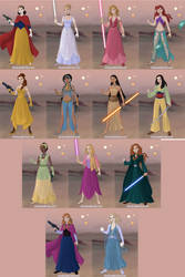 Star Wars Disney Princess