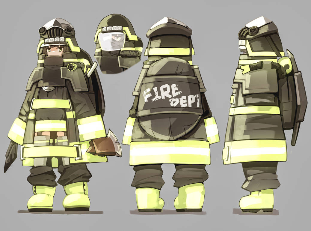 Splatoon Firefighter Fire Fighting Equipment by GenekKun on DeviantArt